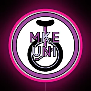MKE UNI Logo RGB Neon Sign