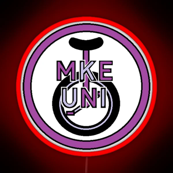 MKE UNI Logo RGB Neon Sign