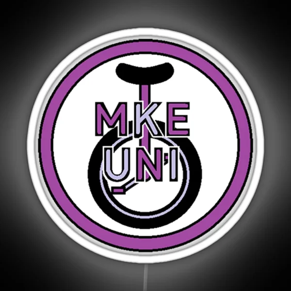 MKE UNI Logo RGB Neon Sign
