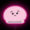 Customizable Mochi Character Art RGB Neon Sign Display Canvas Backgrounds