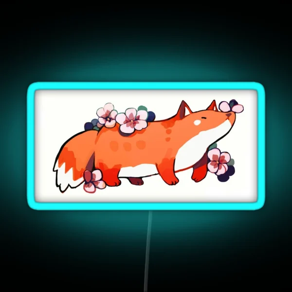 Mochi Fox RGB Neon Sign