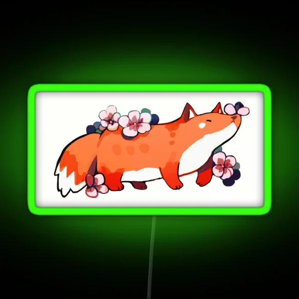 Mochi Fox RGB Neon Sign