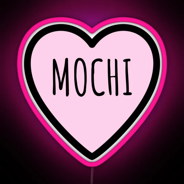 Mochi Heart RGB Neon Sign