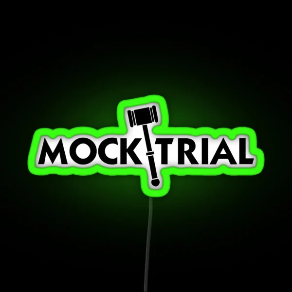 Mock Trial Team Led And More RGB Neon Sign