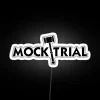 Neon Lit Mock Trial Team Spirit Decorative RGB Signs Online