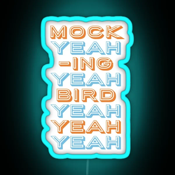 Mocking Bird RGB Neon Sign