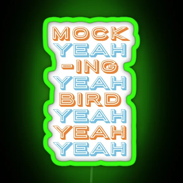 Mocking Bird RGB Neon Sign