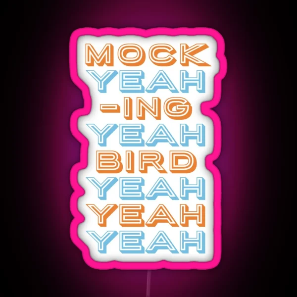 Mocking Bird RGB Neon Sign