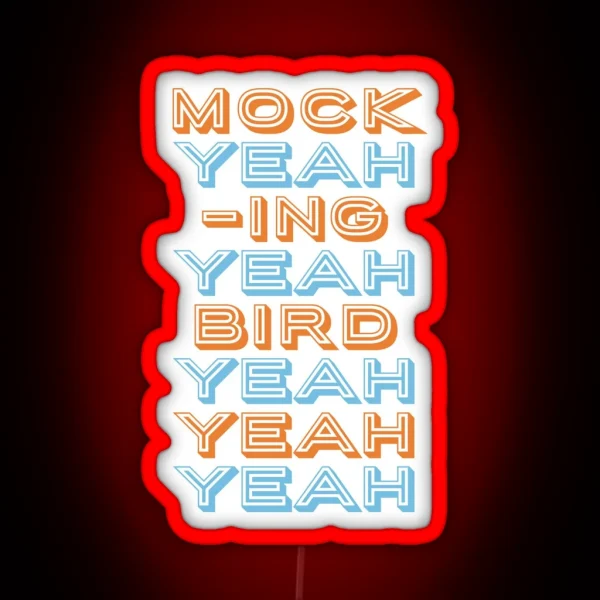Mocking Bird RGB Neon Sign