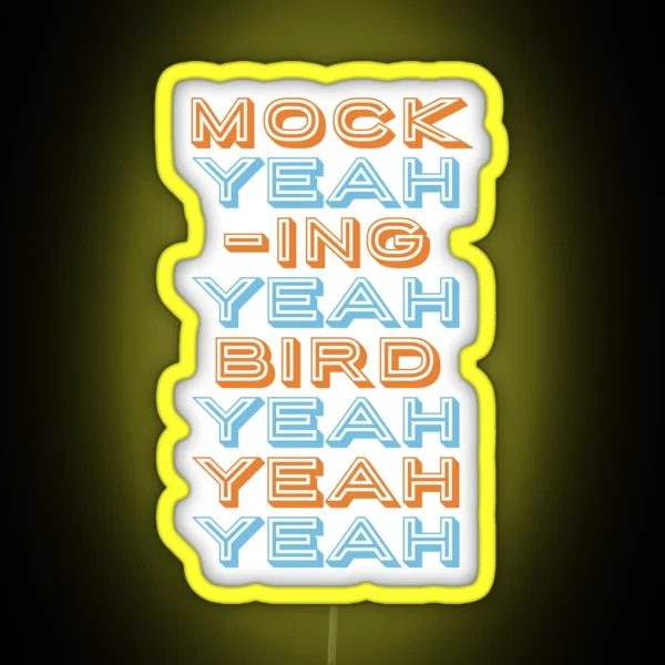 Mocking Bird RGB Neon Sign