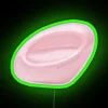 Soft Pink Mod Blush Neon Sign with Multicolor RGB Lighting