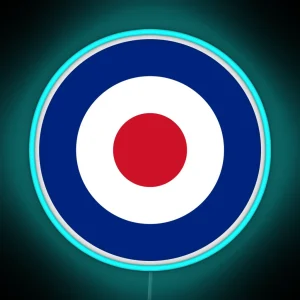 Mod Classic Roundel Bullseye Archery Target RGB Neon Sign