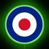 Vintage Bullseye Style Archery Target Neon Sign for Retro Decor Inspiration