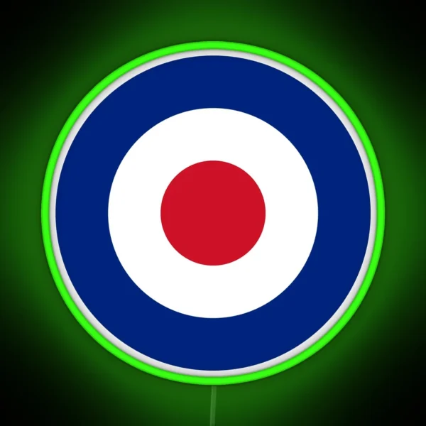 Mod Classic Roundel Bullseye Archery Target RGB Neon Sign