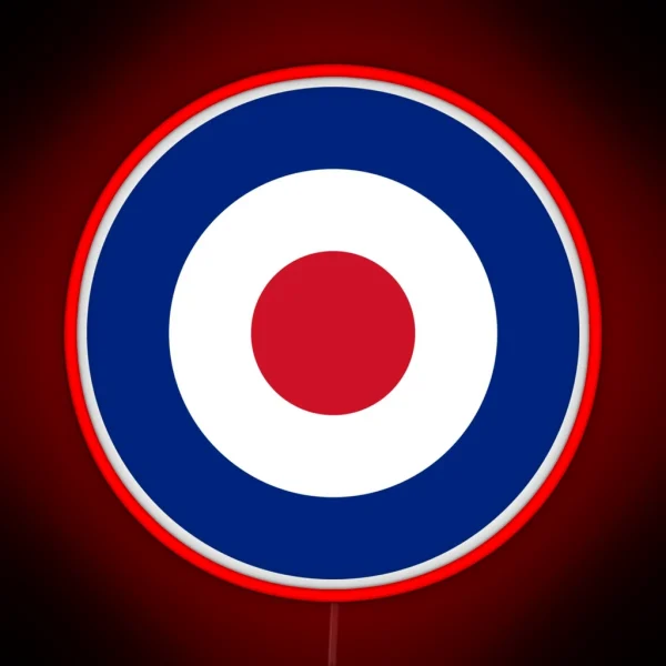Mod Classic Roundel Bullseye Archery Target RGB Neon Sign