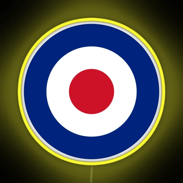 Mod Classic Roundel Bullseye Archery Target RGB Neon Sign