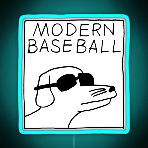Modern Baseball RGB Neon Sign