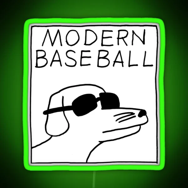Modern Baseball RGB Neon Sign