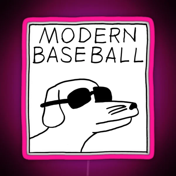 Modern Baseball RGB Neon Sign