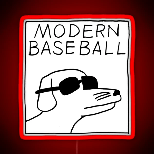 Modern Baseball RGB Neon Sign