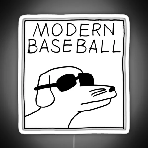Modern Baseball RGB Neon Sign