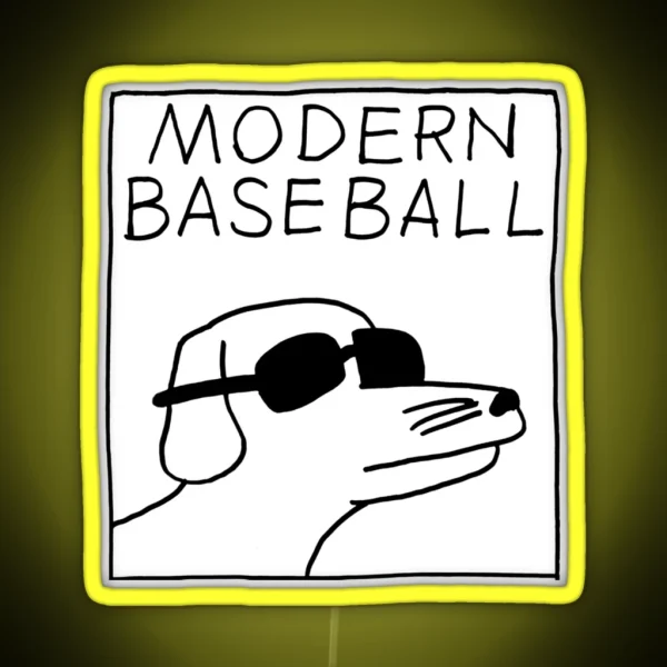 Modern Baseball RGB Neon Sign
