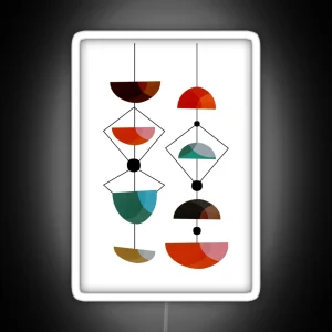 MODERN MID CENTURY 9 RGB Neon Sign