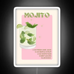 Mojito Cocktail RGB Neon Sign