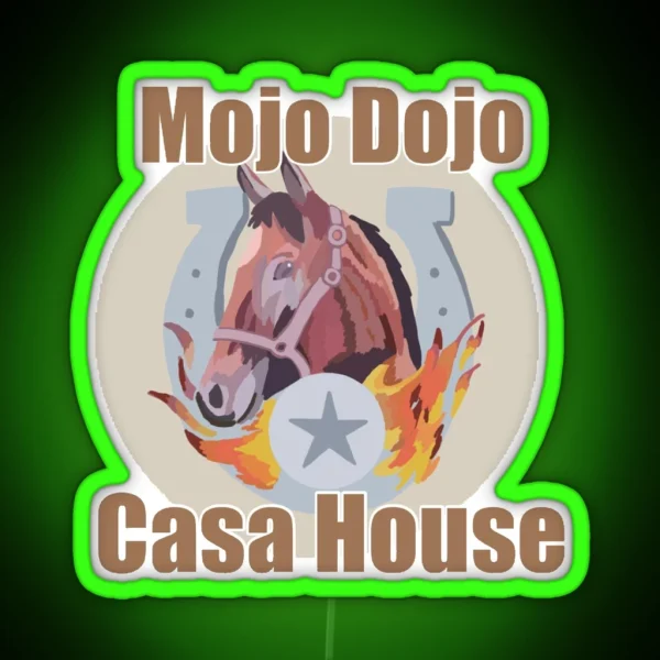 Mojo Dojo Casa House RGB Neon Sign