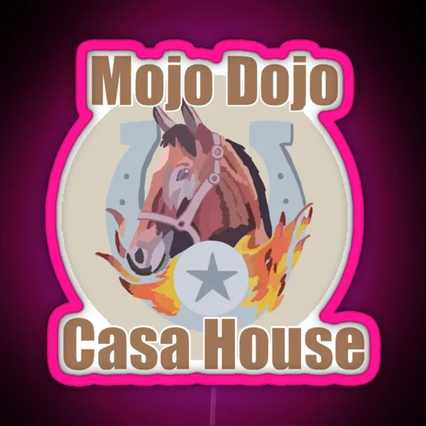Mojo Dojo Casa House RGB Neon Sign