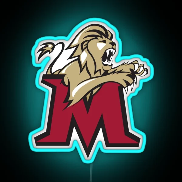 Molloy College Lions RGB Neon Sign