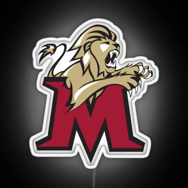 Molloy College Lions RGB Neon Sign
