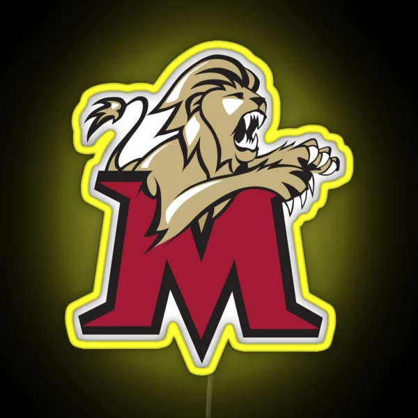 Molloy College Lions RGB Neon Sign
