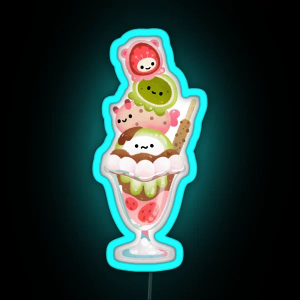 Mollusk Parfait RGB Neon Sign
