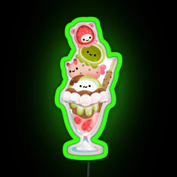 Mollusk Parfait RGB Neon Sign