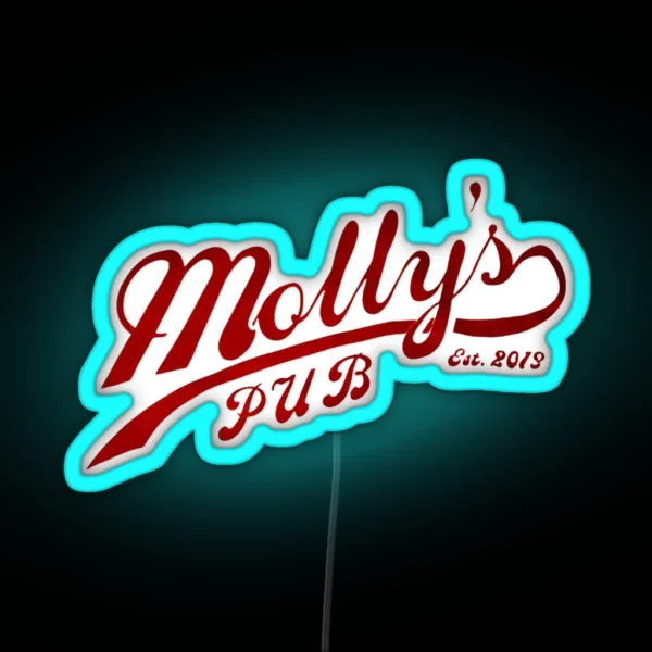 Molly S Pub One Chicago RGB Neon Sign
