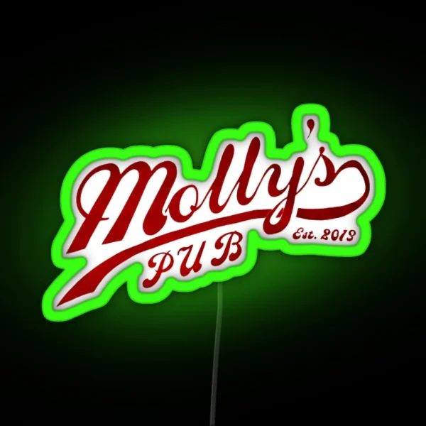 Molly S Pub One Chicago RGB Neon Sign