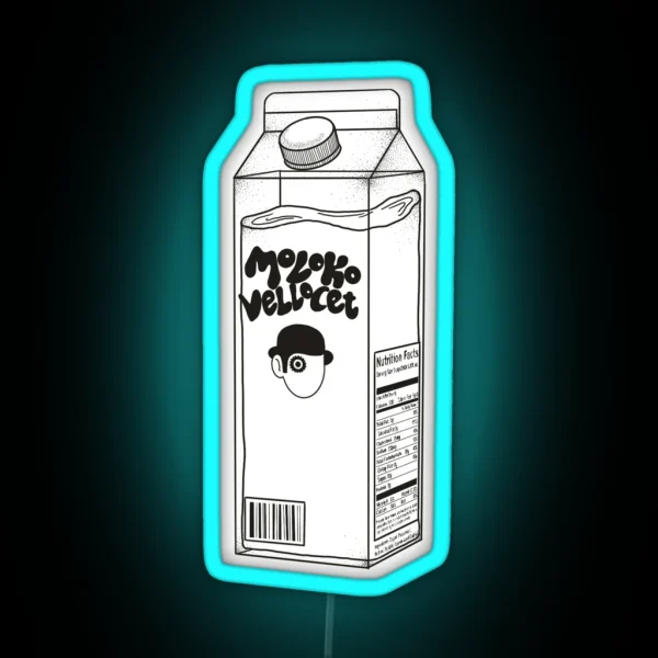 Moloko Carton RGB Neon Sign