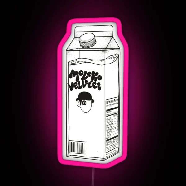Moloko Carton RGB Neon Sign
