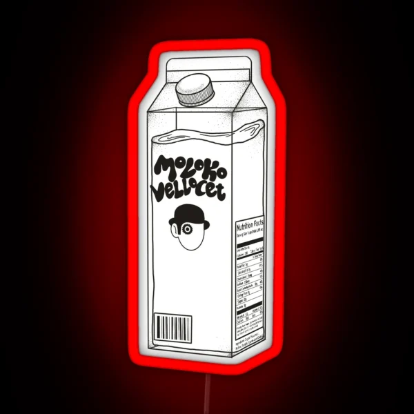 Moloko Carton RGB Neon Sign