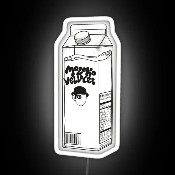 Moloko Carton RGB Neon Sign