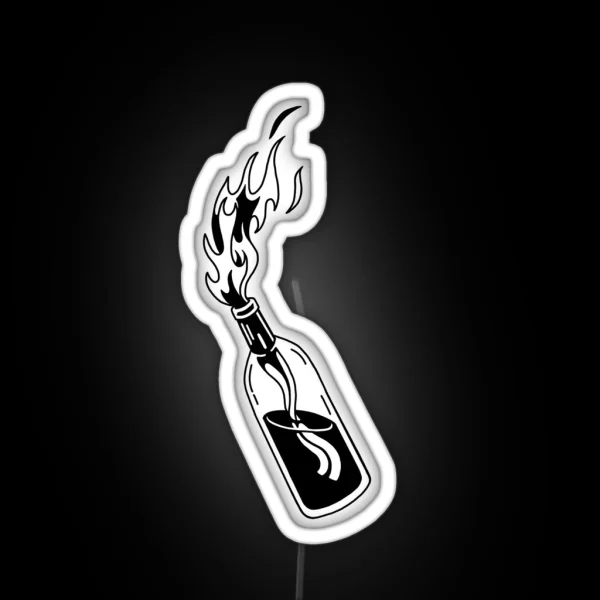 Molotov Cocktail RGB Neon Sign