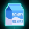 Glowing Neon Mommy's Milk Carton Sign with Vibrant RGB Colors