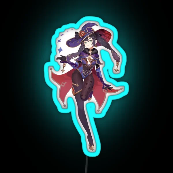 Mona Genshin Impact RGB Neon Sign