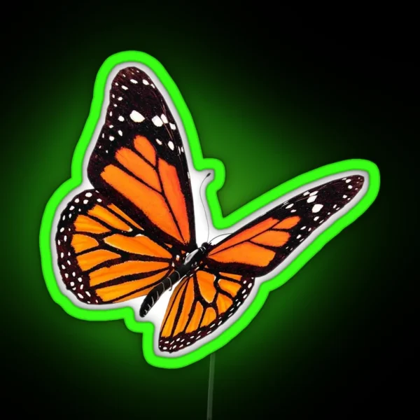 Monarch Butterfly RGB Neon Sign
