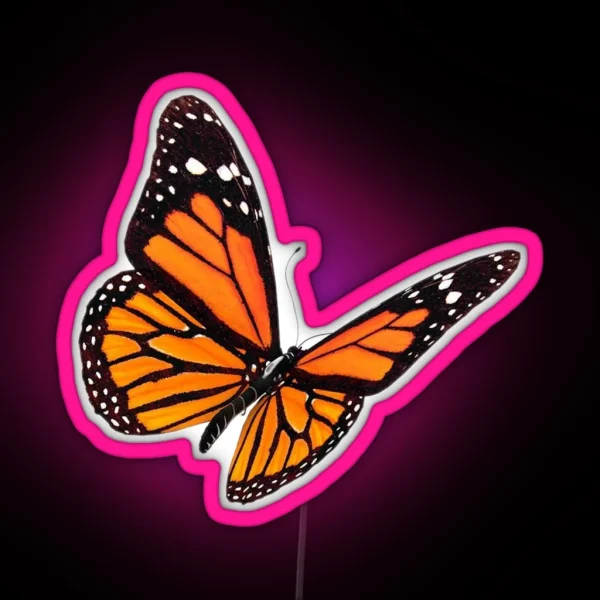Monarch Butterfly RGB Neon Sign