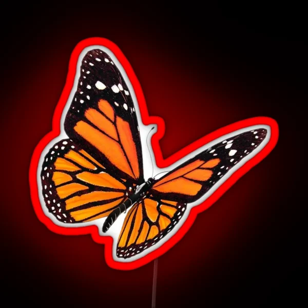 Monarch Butterfly RGB Neon Sign