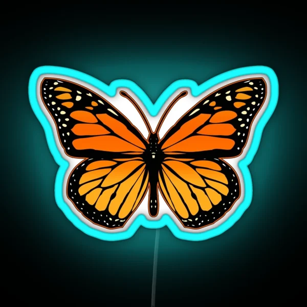 Monarch Butterfly RGB Neon Sign