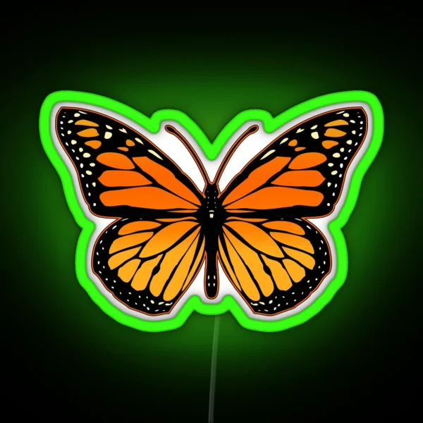 Monarch Butterfly RGB Neon Sign