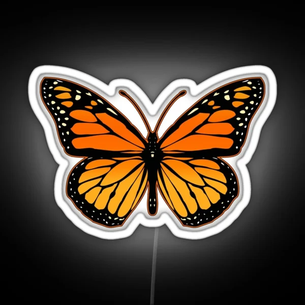 Monarch Butterfly RGB Neon Sign